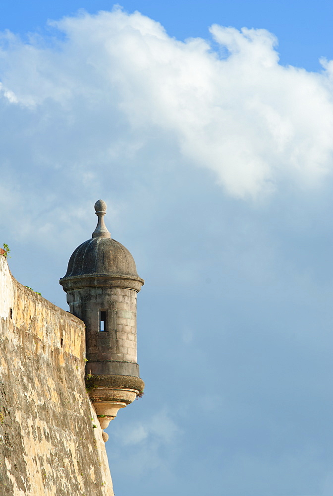 Puerto Rico, Old San Juan, section of El Morro Fortress