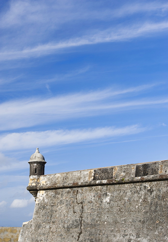 Puerto Rico, Old San Juan, section of El Morro Fortress