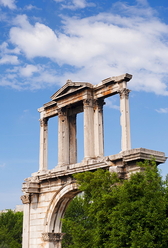 Greece, Athens, Hadrians Gate