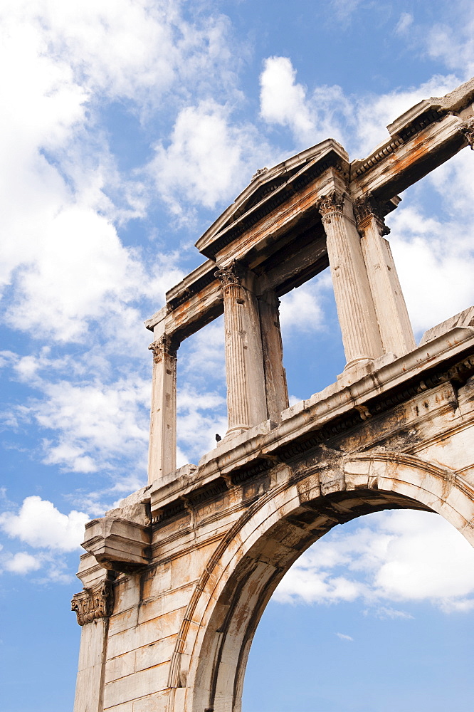 Greece, Athens, Hadrians Gate