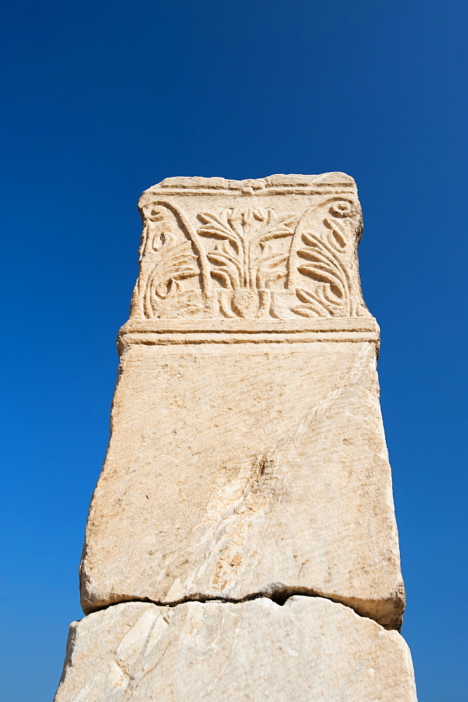 Turkey, Ephesus, Column