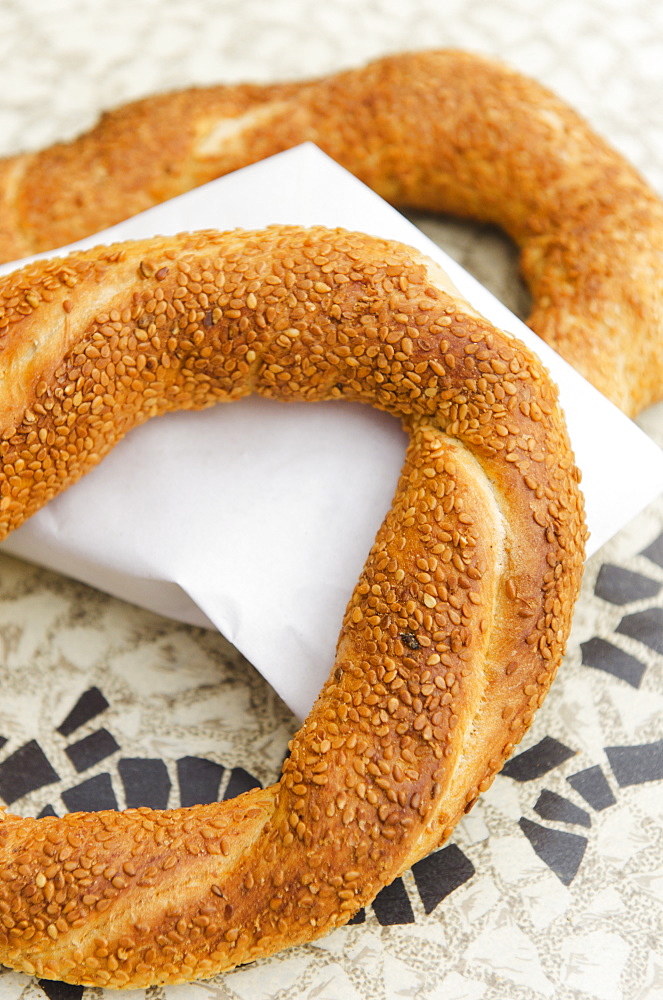 Turkey, Istanbul, pretzels