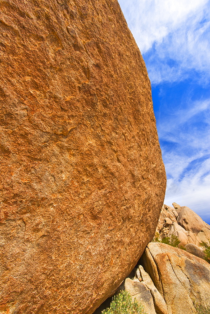 USA, California, Joshua Tree National Park, Detail of boulder, USA, California, Joshua Tree National Park