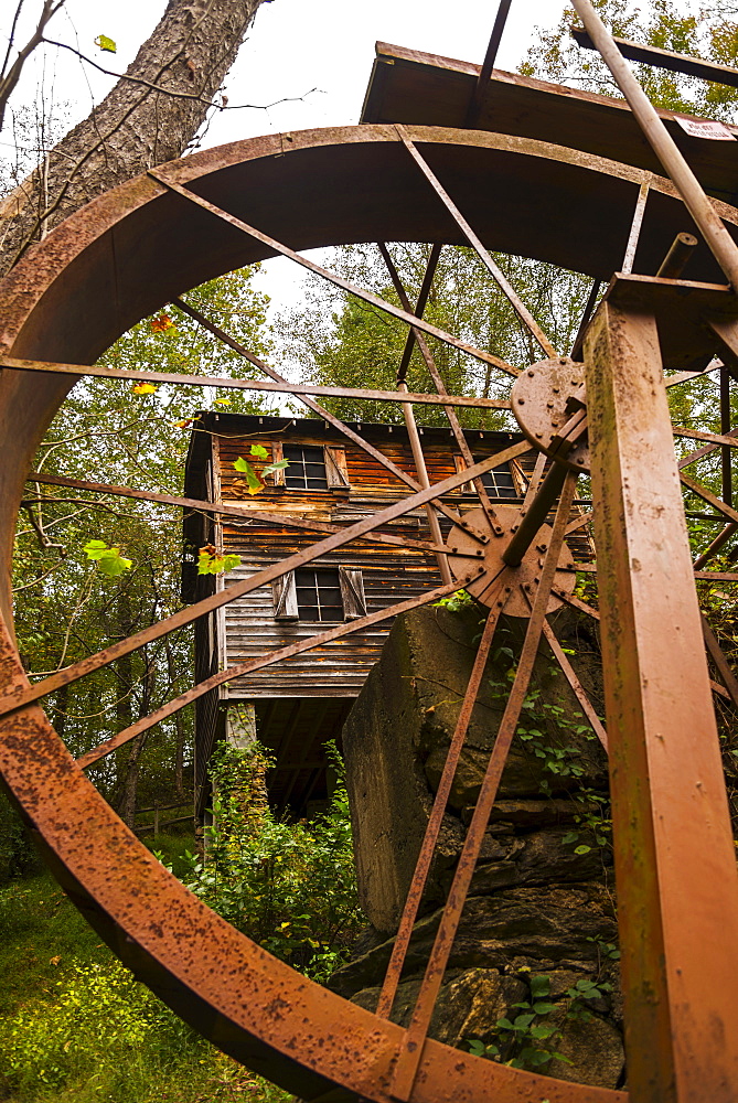 Meytre Grist Mill, Water mill, Meytre Grist Mill, McGalliard Falls, Valdese, North Carolina