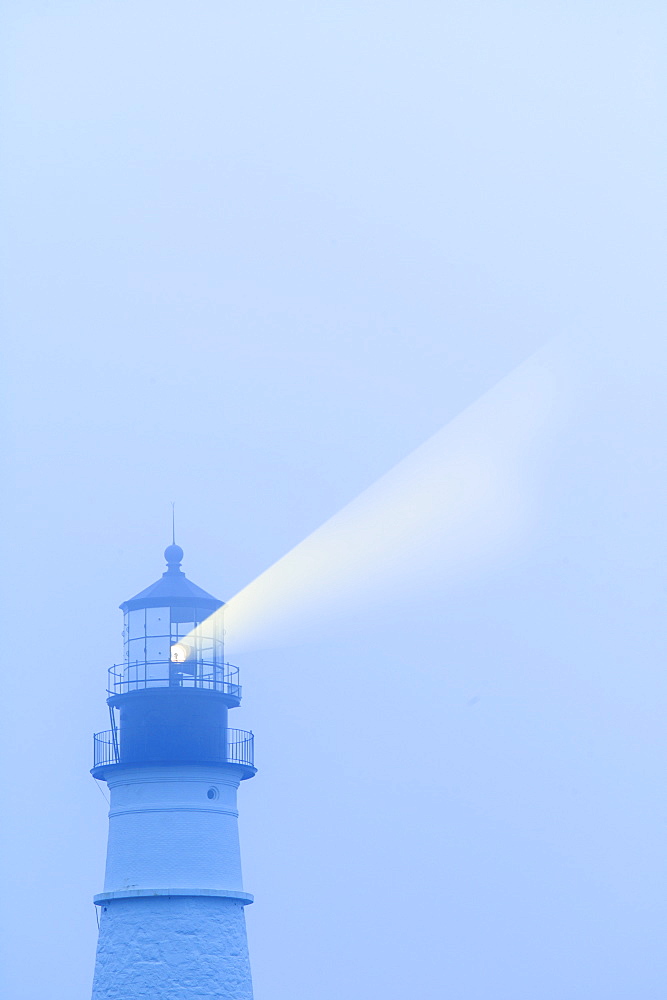 Lightbeam from Portland Head Light, Portland, Maine