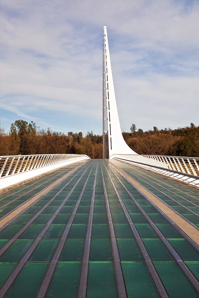 USA, California, Redding, sundial bridge, USA, California, Redding