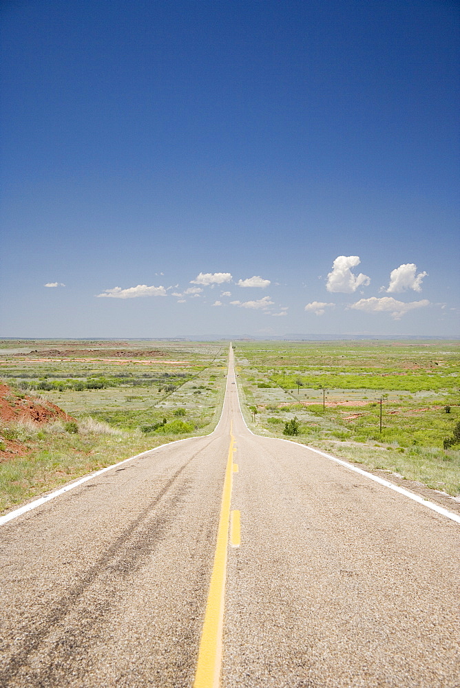 Empty county road