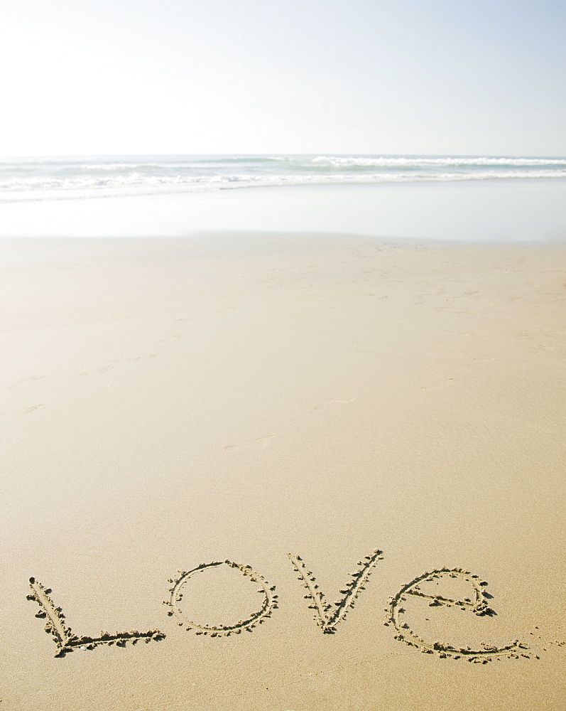 Love written in sand