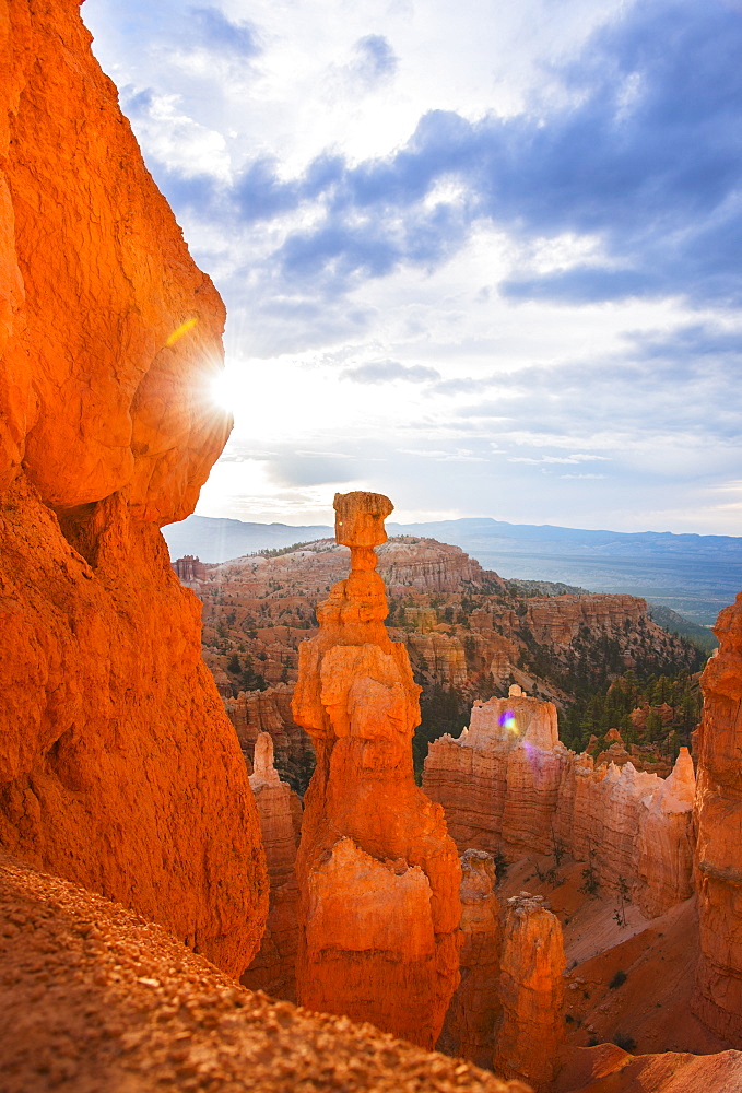 Landscape with cliff, Bryce Canyon, Utah