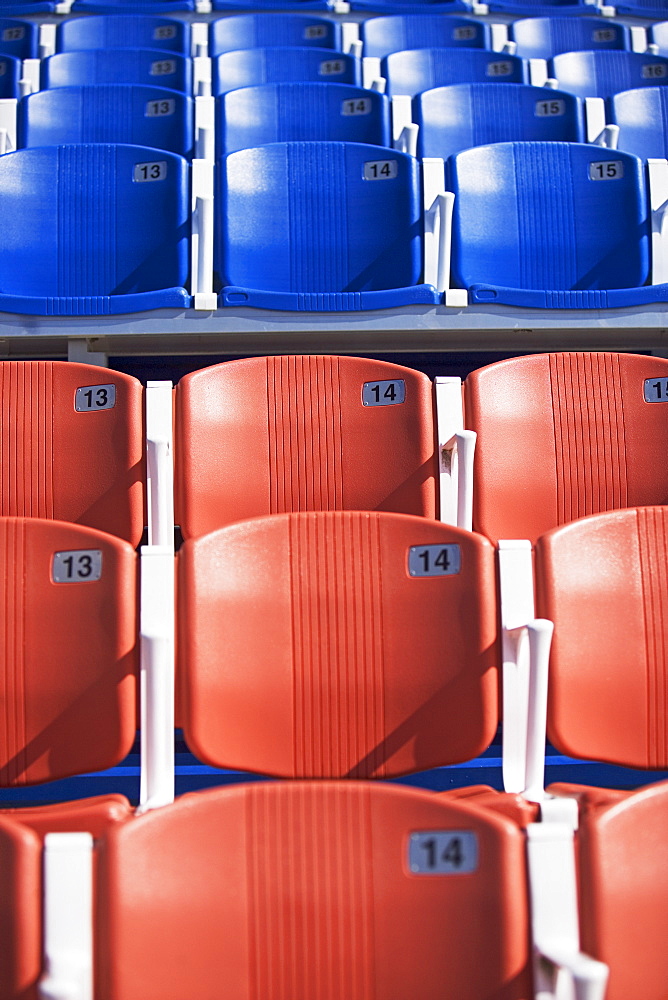 Numbered arena seating