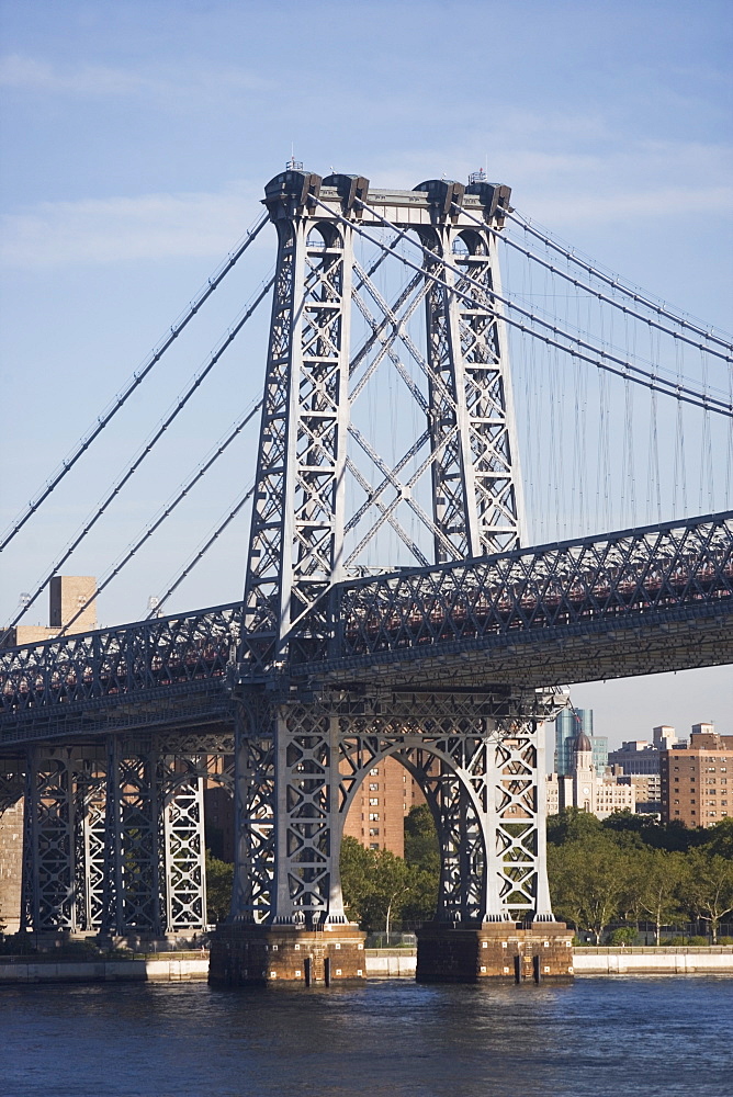 USA, New York State, New York City, Manhattan, Williamsburg Bridge