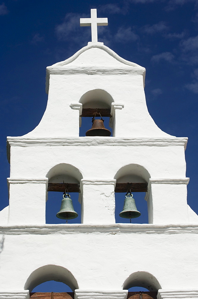 Church bells, Mission San Diego de Alcala, San Diego, California, United States