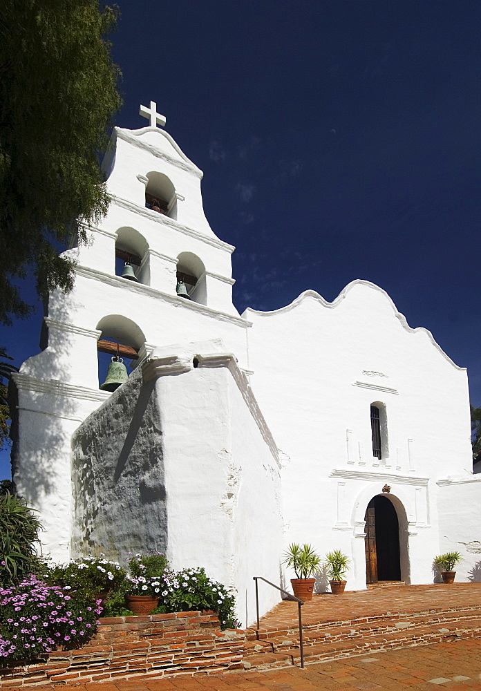 Entrance of church, Mission San Diego de Alcala, San Diego, California, United States