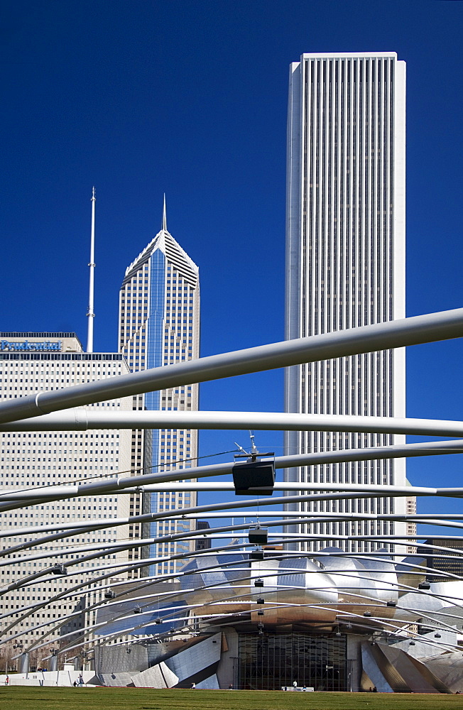 Pritzker Pavilion at Millennium Park Chicago Illinois USA