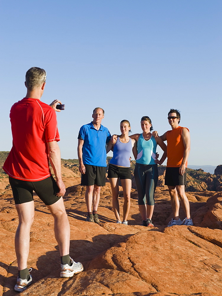 Runners at Red Rock taking a break