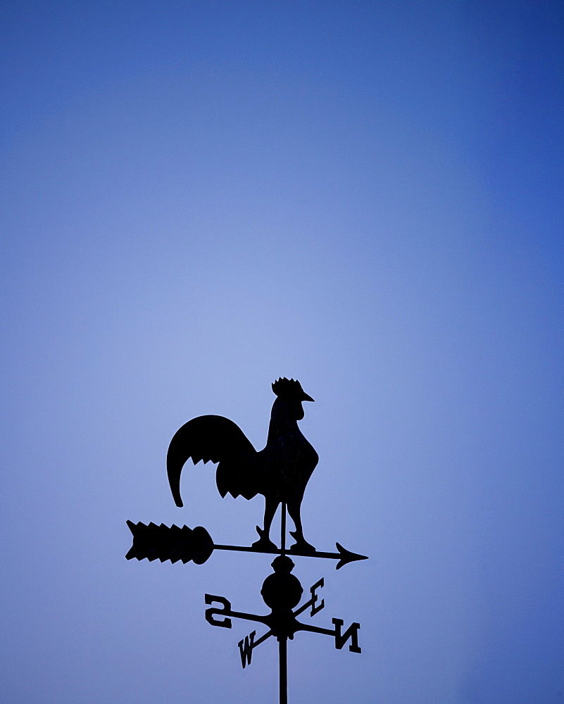 Weather vane with rooster