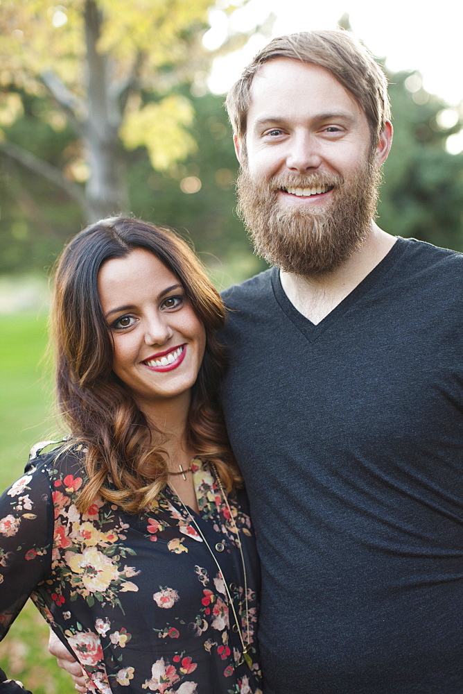 Portrait of couple, Salt Lake City, Utah