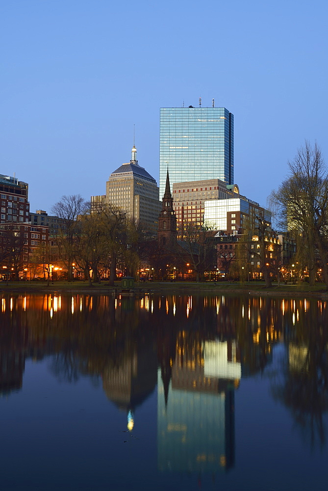 Copley Square at sunset, USA, Massachusetts, Boston, Copley Square