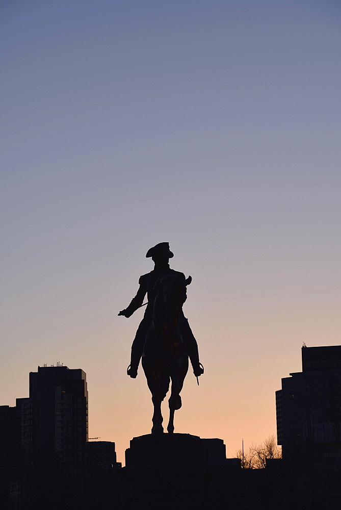 George Washington Statue, USA, Massachusetts, Boston, George Washington Statue