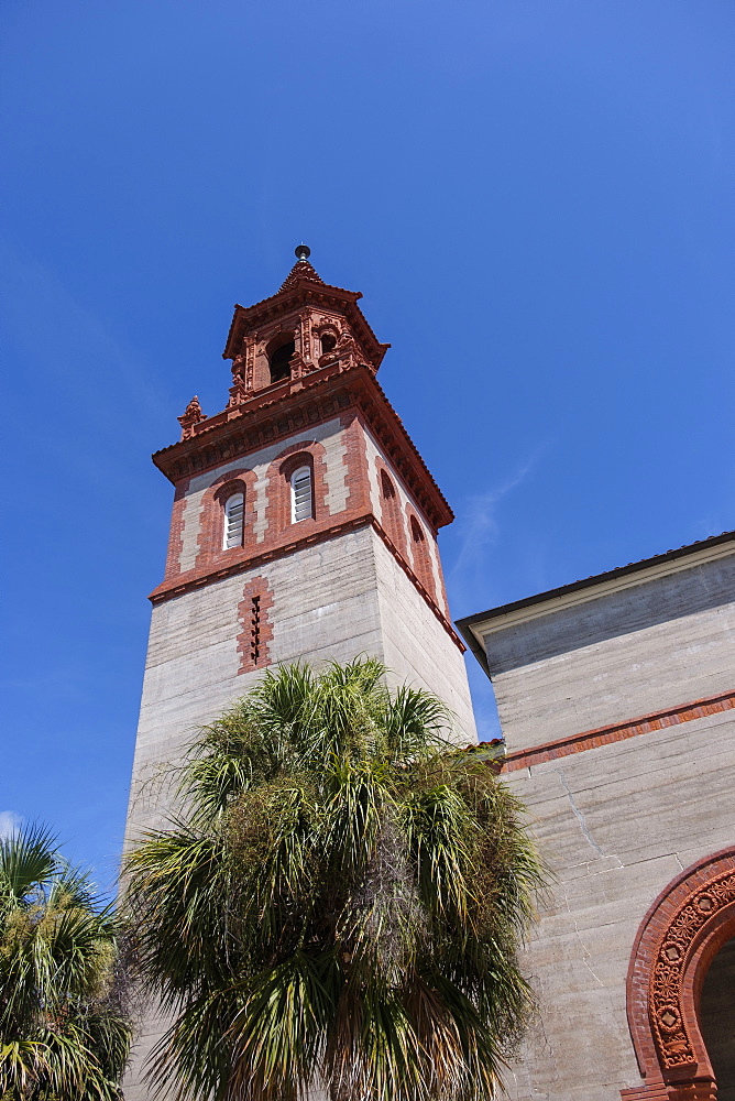 Bell tower at Flagler College in St. Augustine, USA