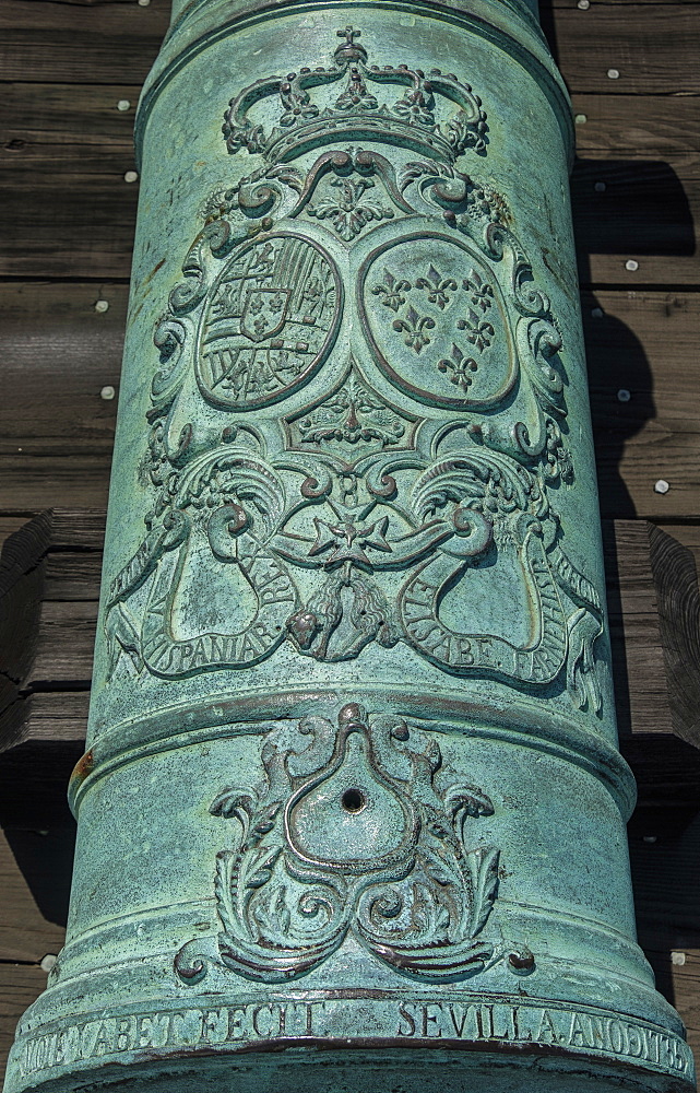 Cannon on Castillo de San Marcos in St. Augustine, USA