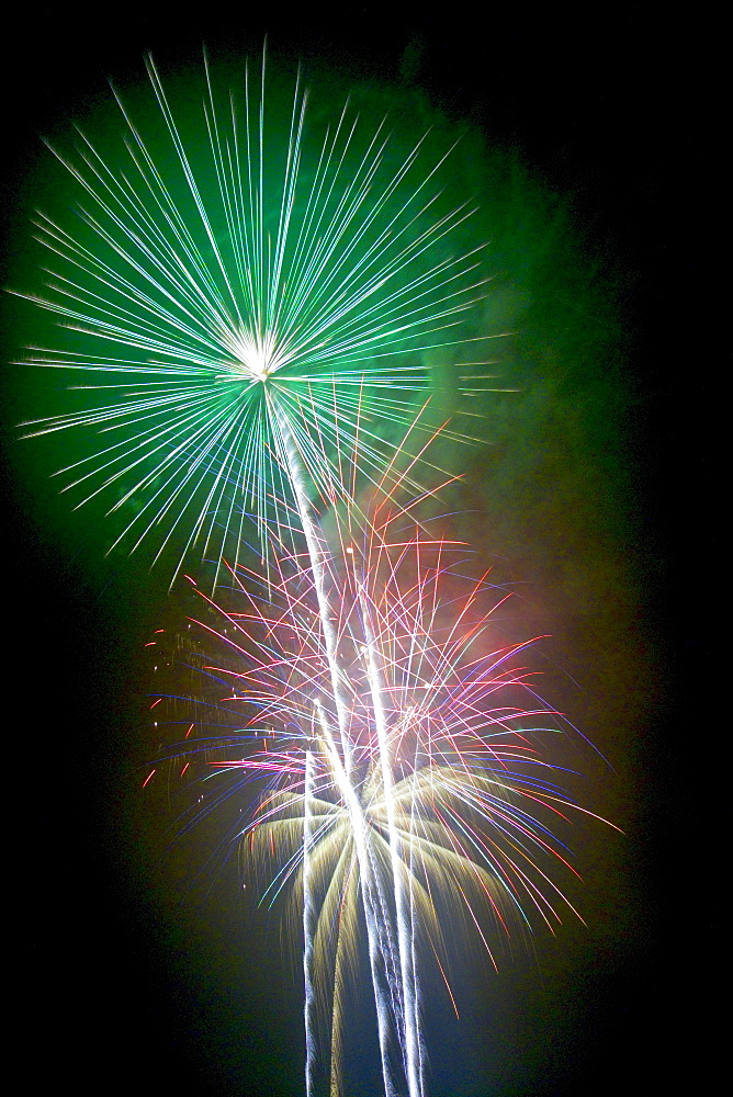 Colorful fireworks