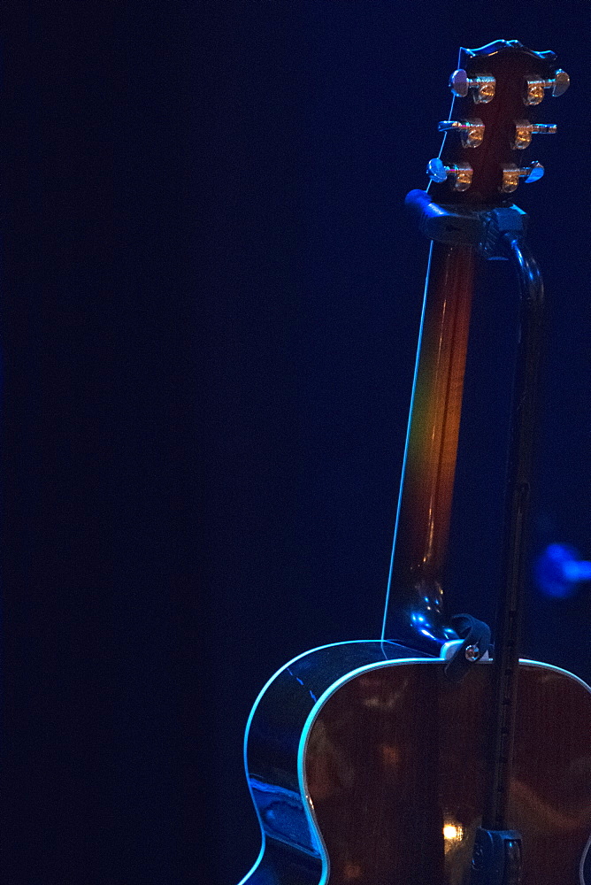 Guitar in guitar stand