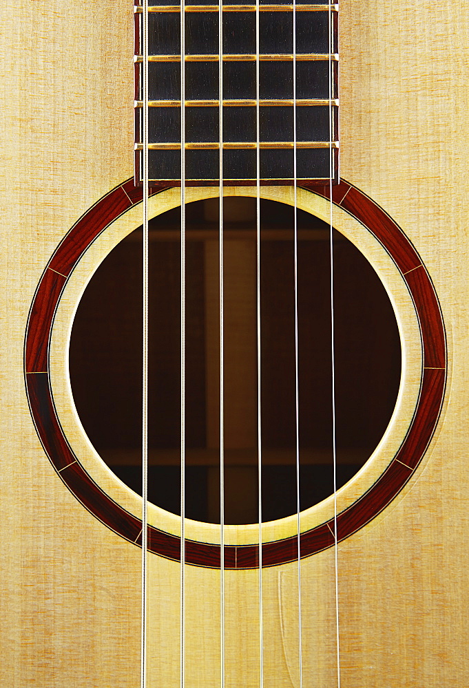 Close-up of classical guitar