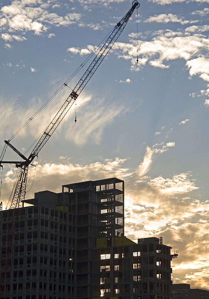 High rise building under construction