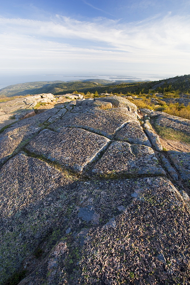 View from Cadillac Mountain Acadia Maine