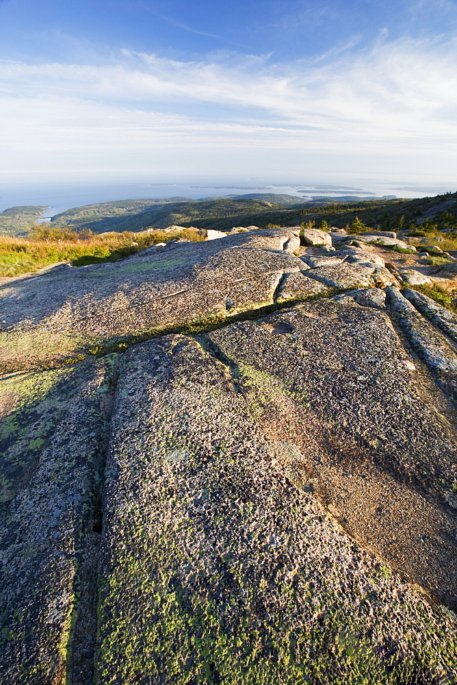 View from Cadillac Mountain Acadia Maine