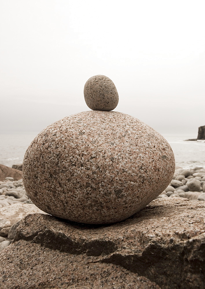 Stones near Otter Cliffs Acadia Maine