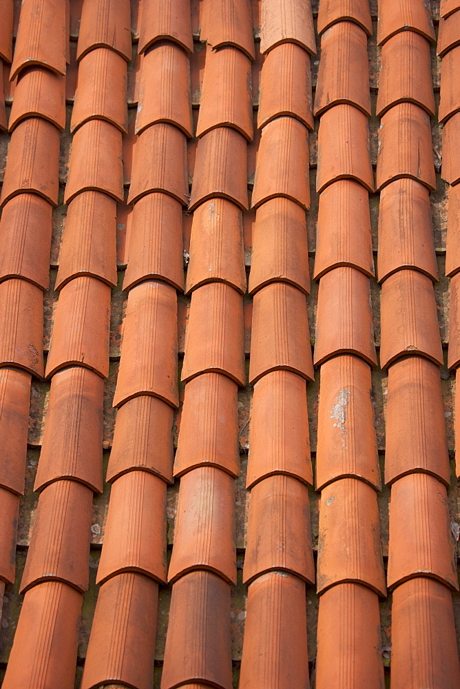 Terracotta roof tiles Italy