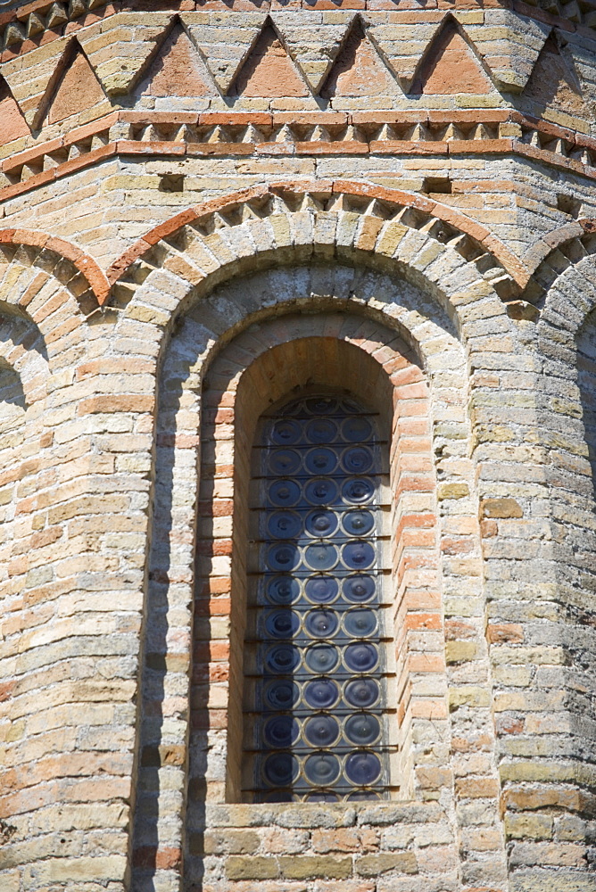 Window of Byzantine church of Santa Fosca Torcello Italy