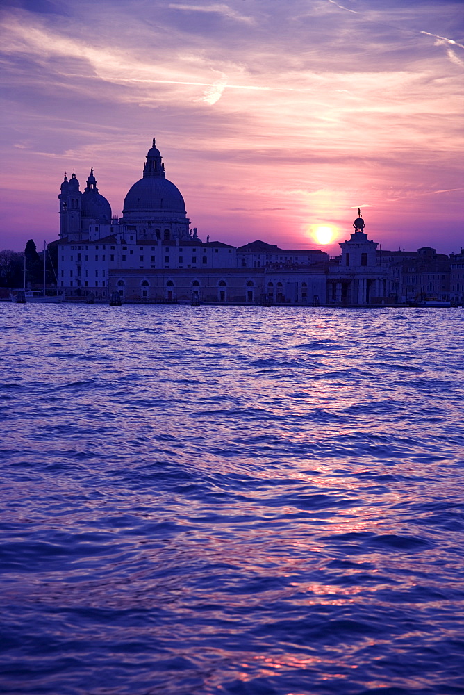 Church of Santa Maria Della Salute and the Punta della Dogana Venice Italy