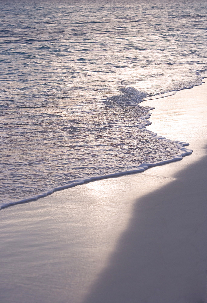 Deserted beach scene