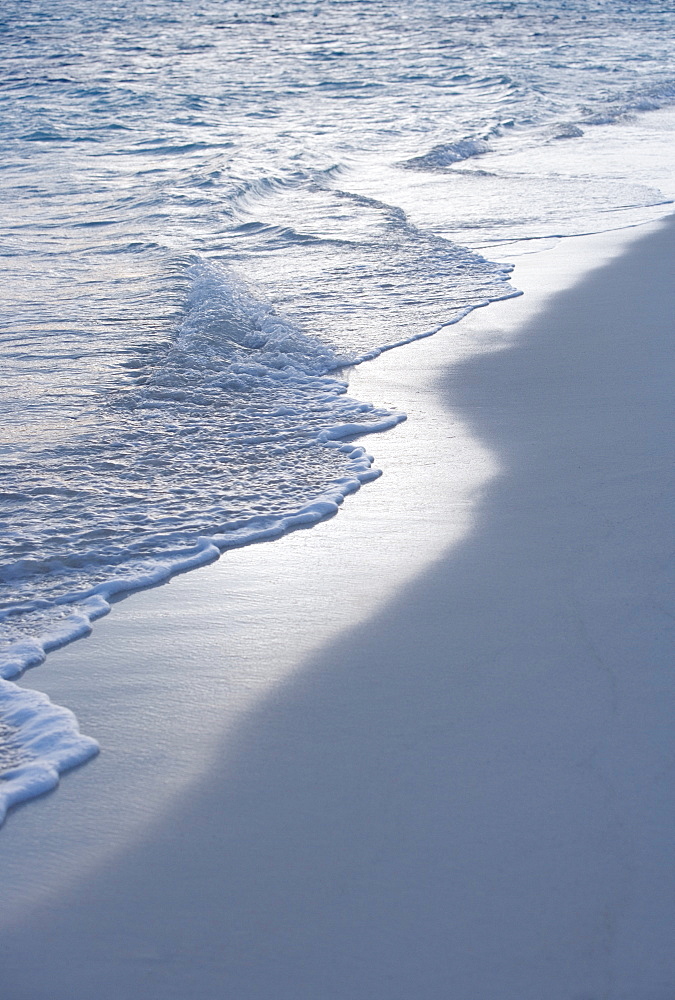 Deserted beach scene