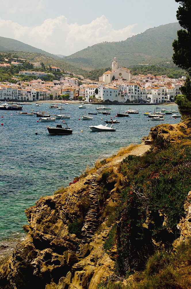 View of Cadaques, Spain, Catalonia, Costa Brava, Girona province, Cadaques