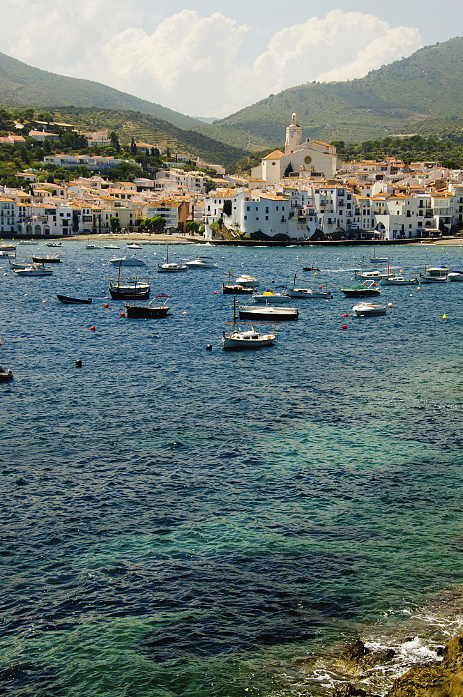 View of Cadaques, Spain, Catalonia, Costa Brava, Girona province, Cadaques