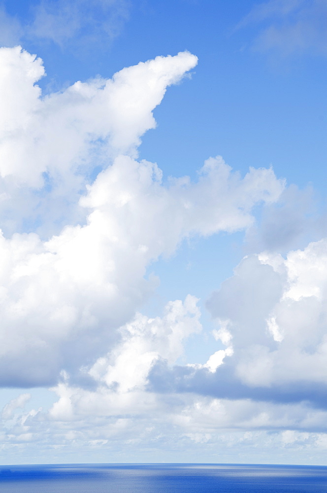 Clouds over sea, Virgin Islands