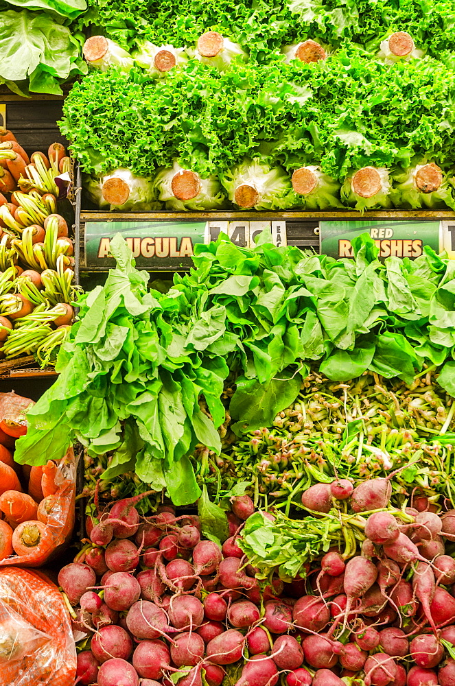 Stack of fresh vegetables