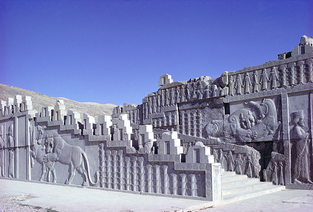 Stairway, Persepolis, UNESCO World Heritage Site, Iran, Middle East