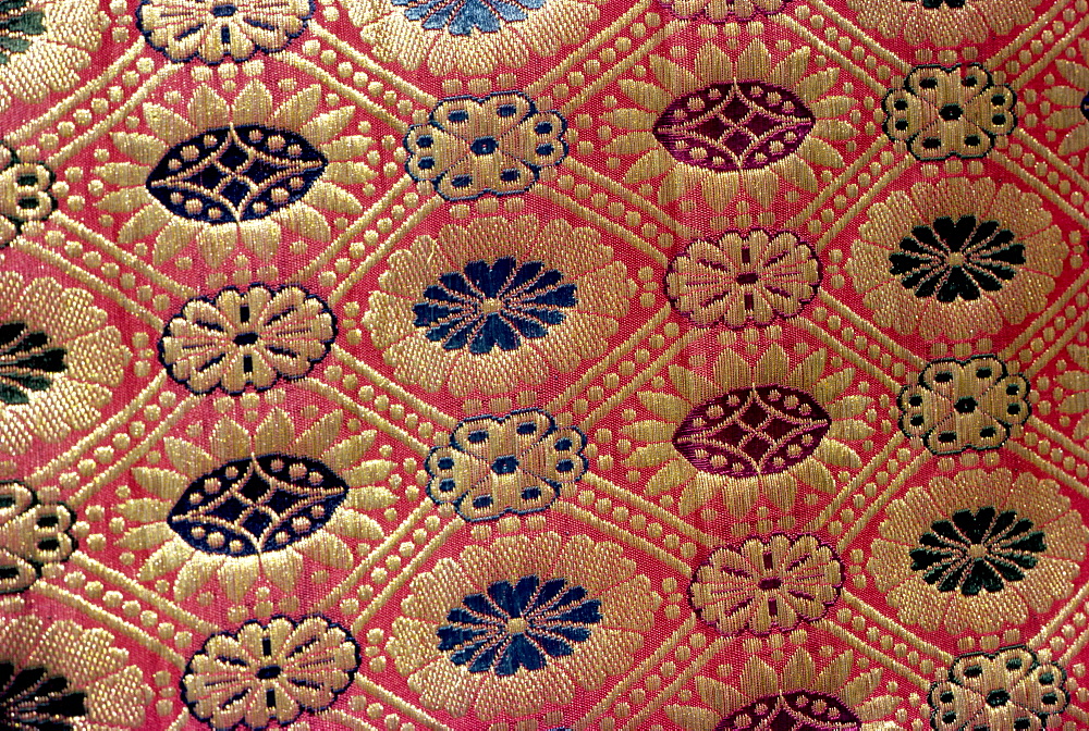 Sari material, Karachi, Pakistan, Asia