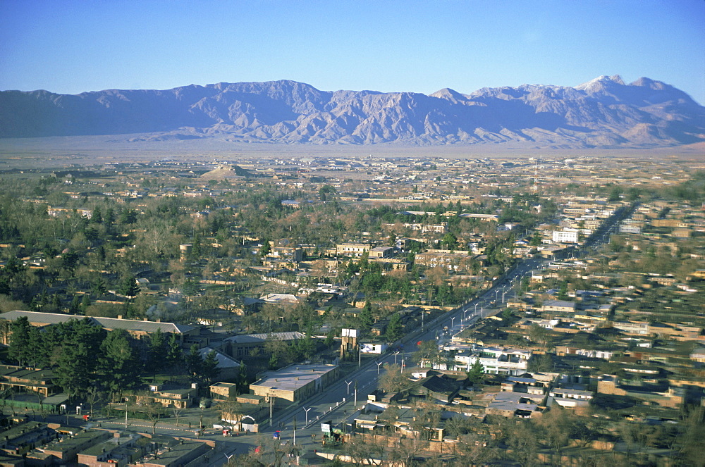 View over city, Quetta, Baluchistan, Pakistan, Asia