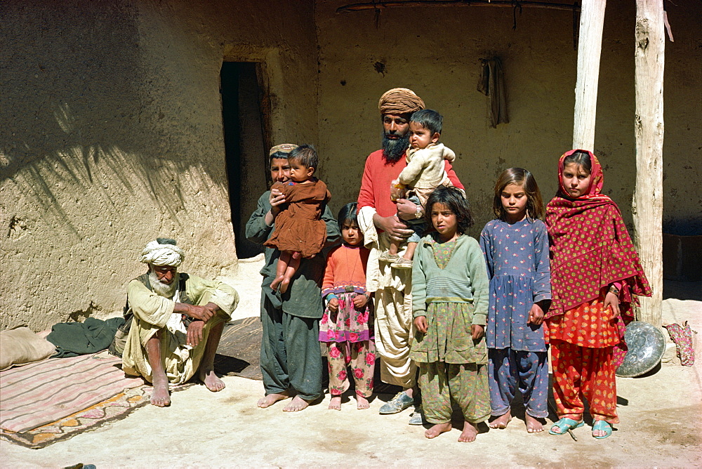 Pathan family near Ziarat, Pakistan, Asia