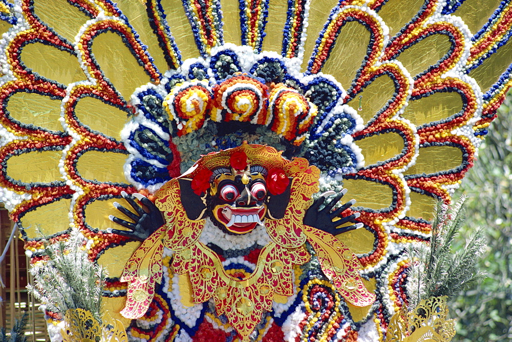 Mask, funeral rites, Bali, Indonesia, Southeast Asia, Asia