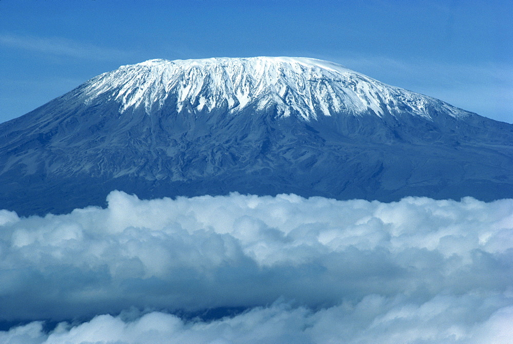 Mount Kilimanjaro, UNESCO World Heritage Site, seen from Kenya, East Africa, Africa