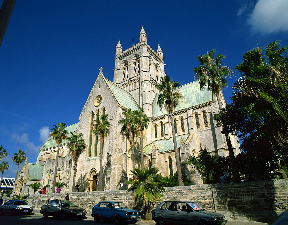 Cathedral of the Most Holy Trinity, Hamilton, Bermuda, Central America, mid-Atlantic