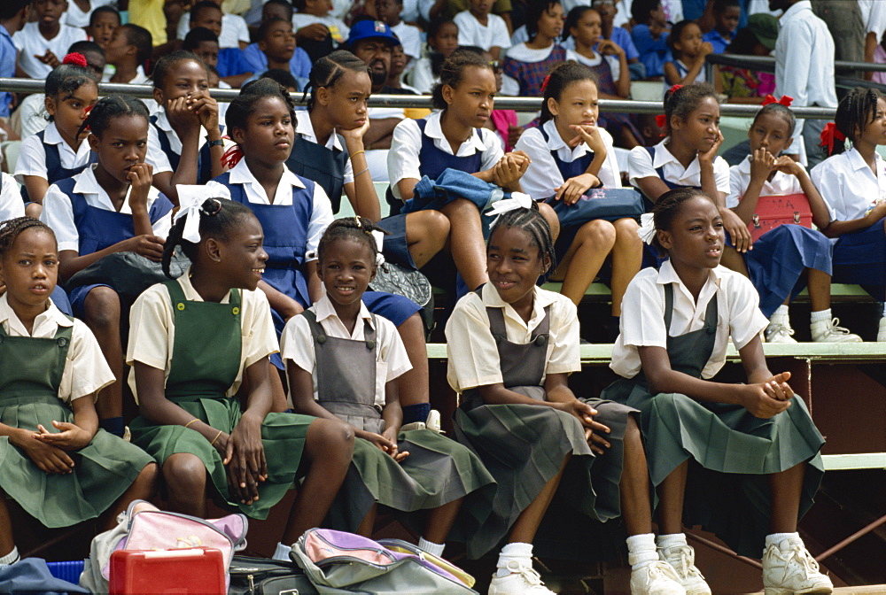 School sports day, Arima, Trinidad, West Indies, Caribbean, Central America