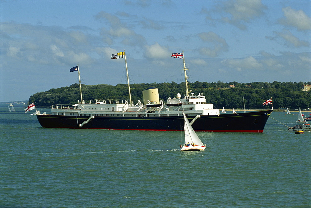 Royal Yacht Britannia, Cowes Week, Isle of Wight, England, United Kingdom, Europe